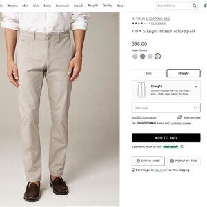 J Crew Tech Pants